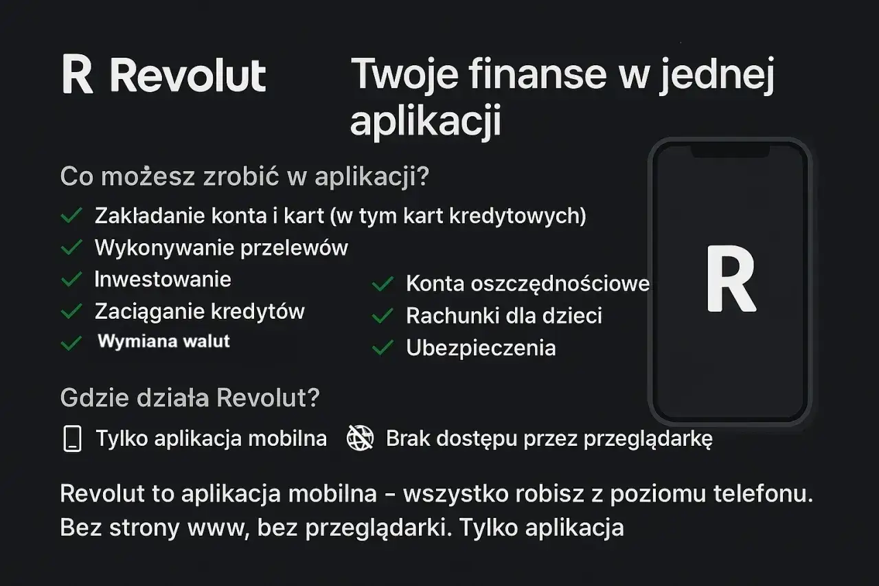 Revolut: konto walutowe, przelewy, inwestycje i więcej w jednej aplikacji mobilnej. Zarządzaj finansami wygodnie.