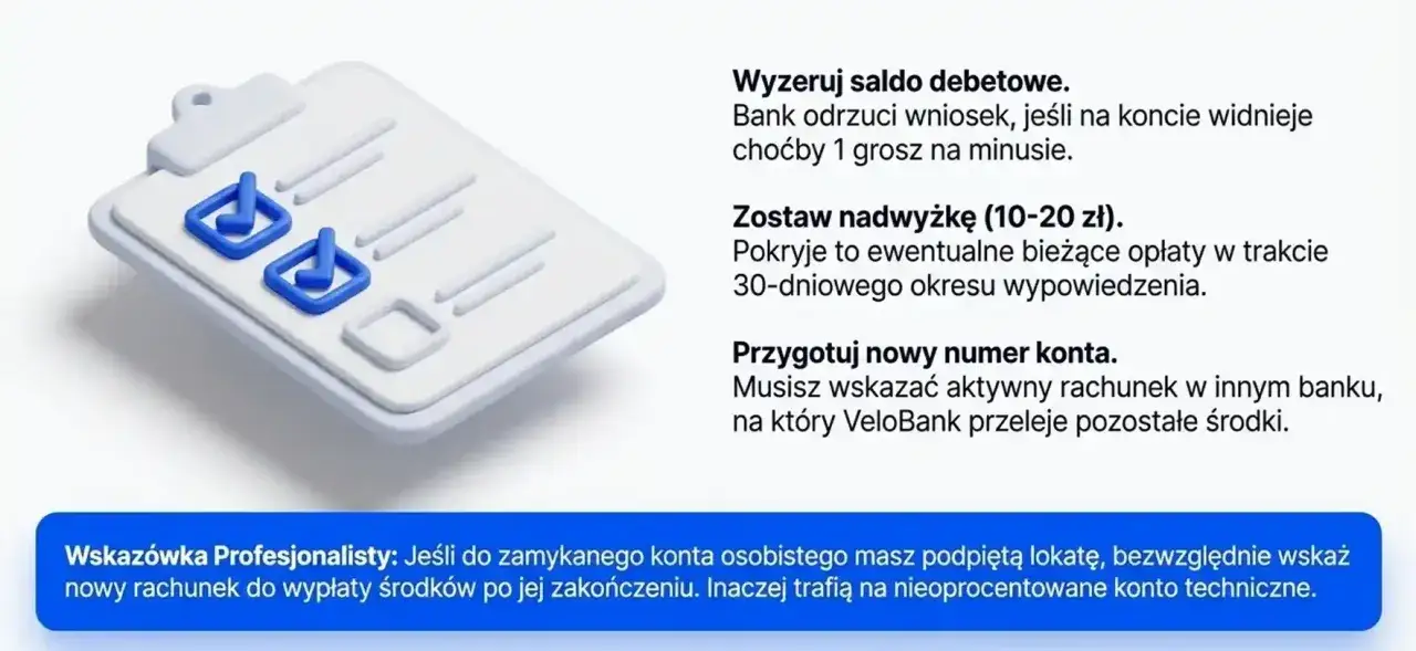 Jak zamknąć konto Revolut? Wyzeruj saldo, zostaw nadwyżkę i przygotuj nowy numer konta. Sprawdź wskaz&oacute;wki, by uniknąć problem&oacute;w.